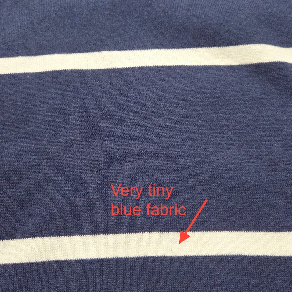 Walter Hagen 1/4 Zip Sweater Mens XL Navy Blue White Stripe Pullover‎ Golf NWOT - Picture 5 of 6